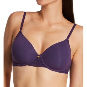 Natori Women's Bliss Perfection Comfort Contour Underwire Bra in Purple | Size 36D | HerRoom.com