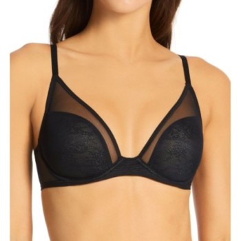 Natori Women's Escape Spacer Underwire Bra in Black/Cafe | Size 32C | HerRoom.com