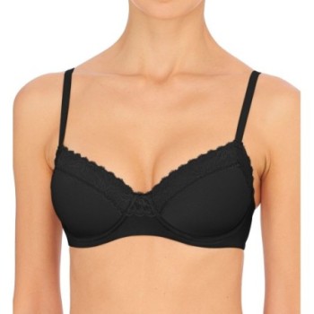 Natori Women's Discreet Convertible Spacer Underwire Bra in Black | Size 34A | HerRoom.com