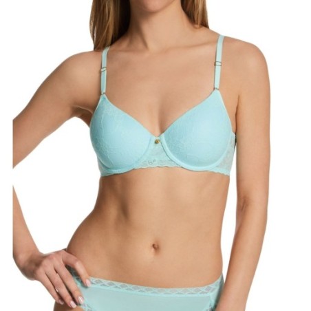 Natori Women's Bliss Allure Contour Underwire Bra in Blue | Size 36C | HerRoom.com