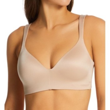 Natori Women's Revelation Wireless Contour Bra in Beige | Size 34B | HerRoom.com