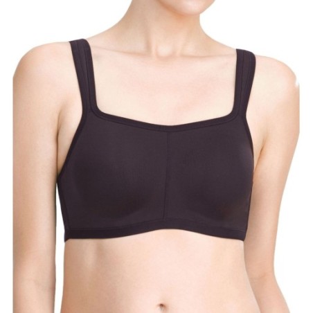Natori Women's Yogi Sports Bra in Black | Size 40D | HerRoom.com