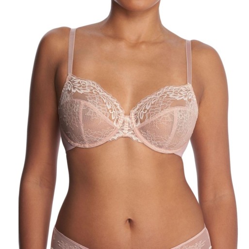 Natori Women's Feathers Refresh Full Fit Underwire Bra in Pink | Size 36DD | HerRoom.com