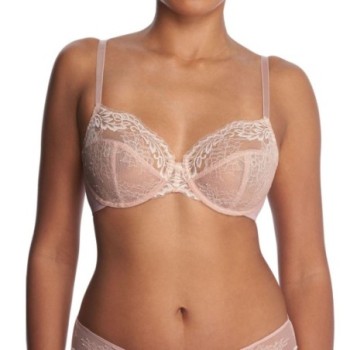 Natori Women's Feathers Refresh Full Fit Underwire Bra in Pink | Size 38G | HerRoom.com