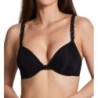 Natori Women's Convertible Front Close Contour Underwire Bra in Black | Size 38DDD | HerRoom.com