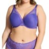Natori Women's Feathers Full Figure Contour Underwire Bra in Purple | Plus Size 30DDD | HerRoom.com