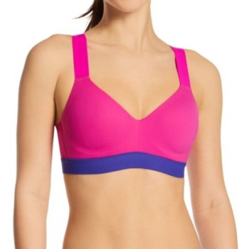 Natori Women's Dynamic Convertible Contour Sports Bra in Pink | Size 34C | HerRoom.com