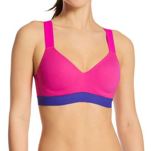 Natori Women's Dynamic Convertible Contour Sports Bra in Pink | Size 34C | HerRoom.com
