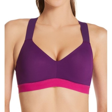 Natori Women's Dynamic Convertible Contour Sports Bra in Purple | Size 34B | HerRoom.com