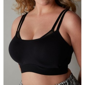 Natori Women's Gravity Contour High Impact Underwire Sports Bra in Black | Size 38DDD | HerRoom.com