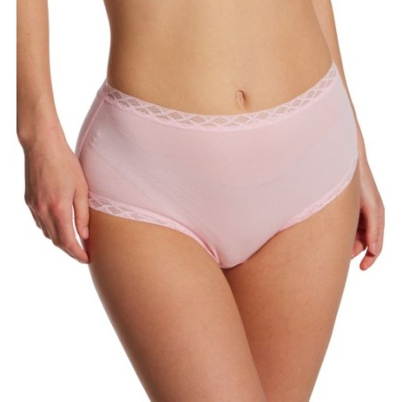 Natori Women's Bliss Cotton Full Brief Panty in Perfect Pink | Plus Size Medium | HerRoom.com