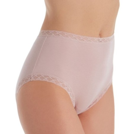 Natori Women's Bliss Cotton Full Brief Panty in Pink | Plus Size Medium | HerRoom.com