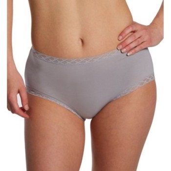 Natori Women's Bliss Cotton Full Brief Panty in Vapor | Plus Size 2XL | HerRoom.com