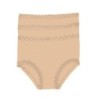 Natori Women's Bliss Full Brief Panty - 3 Pack in Beige | Size XL | HerRoom.com